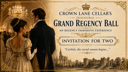 Grand Regency Ball Invitation For Two | Crown Lane Cellar
